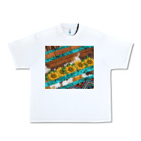 White western aztec sunflowers turquoise cowhide Urban Heavy Tee - BarkalooDesign