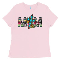 Bubblegum Pink mom cross Ladies Tee - JahusDesignShop