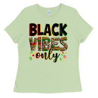 Matcha black vibes only Ladies Tee - Zillion Design Studio