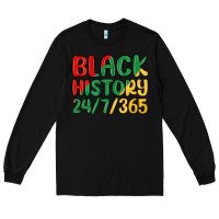 Black black history Long Sleeve Tee - MaliasSmallBusiness