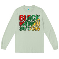 Matcha black history Long Sleeve Tee - MaliasSmallBusiness