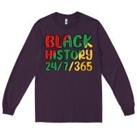 Plum black history Long Sleeve Tee - MaliasSmallBusiness