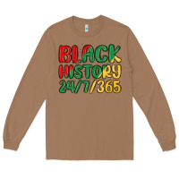 Toasted Coconut black history Long Sleeve Tee - MaliasSmallBusiness