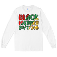 White black history Long Sleeve Tee - MaliasSmallBusiness