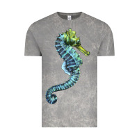 Cloud Rock Blue Seahorse Vintage Tee - LillyAllenDesigns