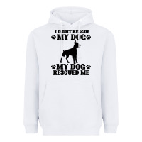 White rescue dog Heavyweight Hoodie - Bettercallsaul