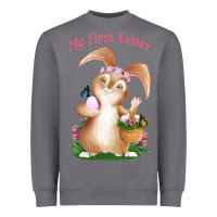 Storm Babies First Easter Girls Heavyweight Sweatshirt - Jasminsmagicworld