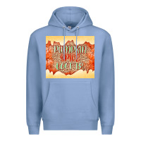 Colony Blue Pumpkin spice latte Premium Hoodie - NancyCooperArtShop