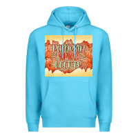 Ocean Blue Pumpkin spice latte Premium Hoodie - NancyCooperArtShop