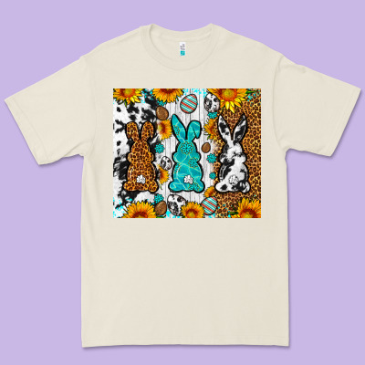 Easter Bunnies Leopard Cowhide Tumbler Easter Day Premium Tee Designed By Neo Western