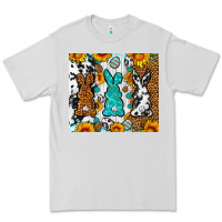 Dove Grey Easter bunnies leopard cowhide tumbler Easter Day Premium Tee - Neo Western