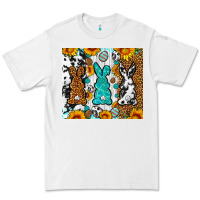 White Easter bunnies leopard cowhide tumbler Easter Day Premium Tee - Neo Western