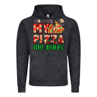 My Pizza  My Rules Vintage Hoodie | Teevron