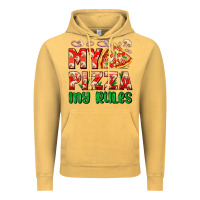 Vintage Mustard my pizza  my rules Vintage Hoodie - AdoDesignShop