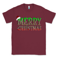 Burgundy merry christmas Classic Tee - AdoDesignShop