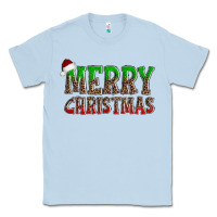 Dusty Blue merry christmas Classic Tee - AdoDesignShop