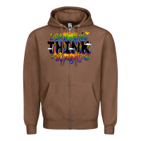 Chestnut pride and identity expression Zipper Hoodie - LillyAllenDesigns