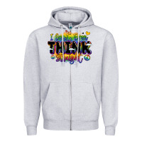 Heather Grey pride and identity expression Zipper Hoodie - LillyAllenDesigns