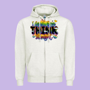 Pride And Identity Expression Zipper Hoodie Designed By Lillyallendesigns