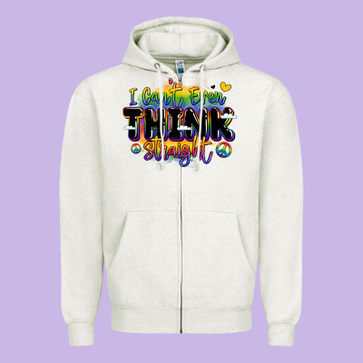 Pride And Identity Expression Zipper Hoodie Designed By Lillyallendesigns
