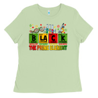 Matcha black the prime element Ladies Tee - Zillion Design Studio