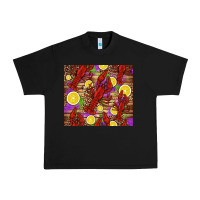 Black mardi gras crawfish and lemons Urban Heavy Tee - Jasminsmagicworld