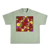 Oil Green mardi gras crawfish and lemons Urban Heavy Tee - Jasminsmagicworld