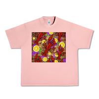 Salmon mardi gras crawfish and lemons Urban Heavy Tee - Jasminsmagicworld