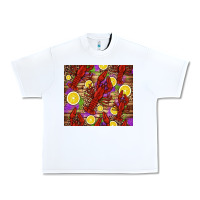 White mardi gras crawfish and lemons Urban Heavy Tee - Jasminsmagicworld