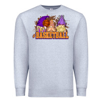 Heather Grey Basketball gnomes Premium Sweatshirt - NancyCooperArtShop
