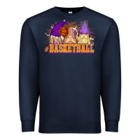Navy Basketball gnomes Premium Sweatshirt - NancyCooperArtShop
