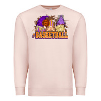 Pale Pink Basketball gnomes Premium Sweatshirt - NancyCooperArtShop