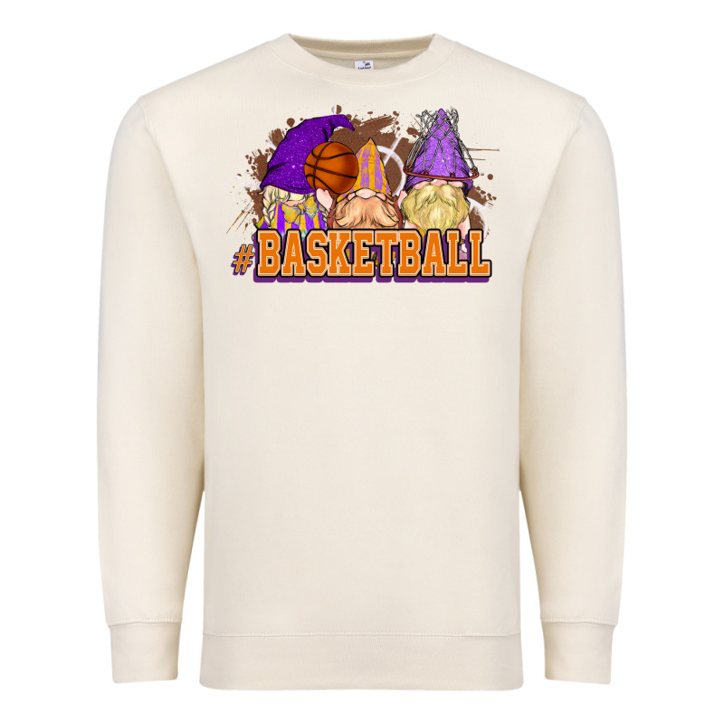 Basketball Gnomes Premium Sweatshirt by NancyCooperArtShop | Teevron