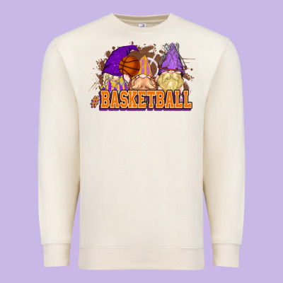 Basketball Gnomes Premium Sweatshirt Designed By Nancycooperartshop