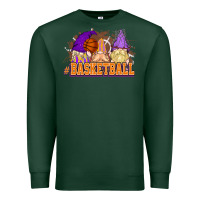 Sports Green Basketball gnomes Premium Sweatshirt - NancyCooperArtShop
