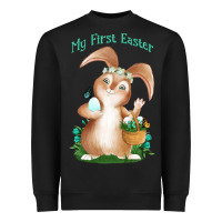 Black Babies First Easter Boys Heavyweight Sweatshirt - Jasminsmagicworld