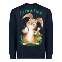 Navy Babies First Easter Boys Heavyweight Sweatshirt - Jasminsmagicworld