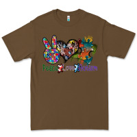 Cacao peace love autism Premium Tee - SublimationCraftShop