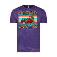 Cloud Purple truck gemstone leopard Vintage Tee - AdoDesignShop