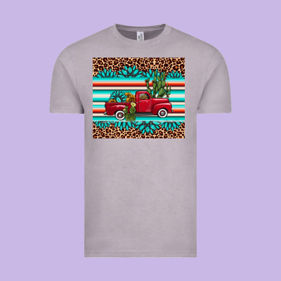 Truck Gemstone Leopard Vintage Tee Designed By Adodesignshop