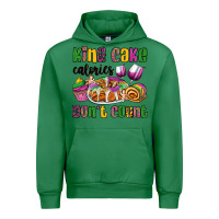 Emerald king cake calories don't count mardi gras Urban Hoodie - OliviaCreatesArt