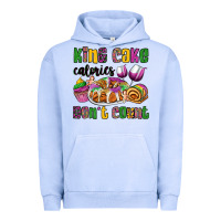 Pigment Grape Ice king cake calories don't count mardi gras Urban Hoodie - OliviaCreatesArt