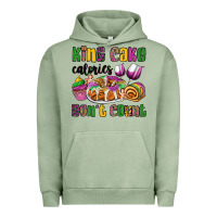 Pigment Oil Green king cake calories don't count mardi gras Urban Hoodie - OliviaCreatesArt