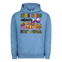 King Cake Calories Don't Count Mardi Gras Urban Hoodie | Teevron