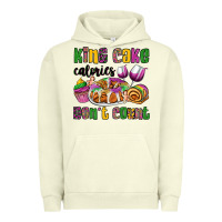Pigment Pistachio king cake calories don't count mardi gras Urban Hoodie - OliviaCreatesArt