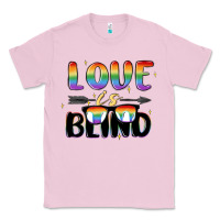 Bubblegum Pink love is blind Classic Tee - MaliasSmallBusiness