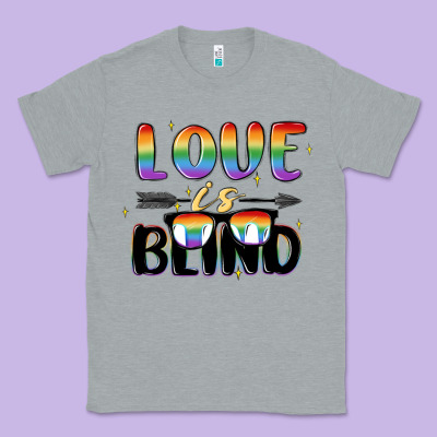 Love Is Blind Classic Tee Designed By Maliassmallbusiness