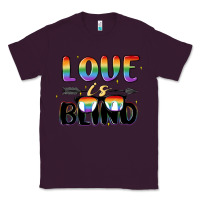 Plum love is blind Classic Tee - MaliasSmallBusiness