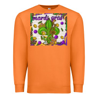 Carrot Mardi Gras fleur de lis Premium Sweatshirt - NancyCooperArtShop
