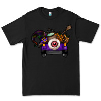 Black Halloween Truck Premium Tee - CowhideDigitalArt